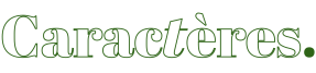 Caractères.
